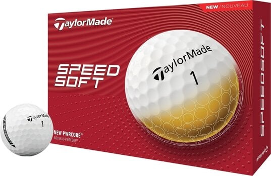 Golf Balls TaylorMade Speed Soft Golf Balls White - 1