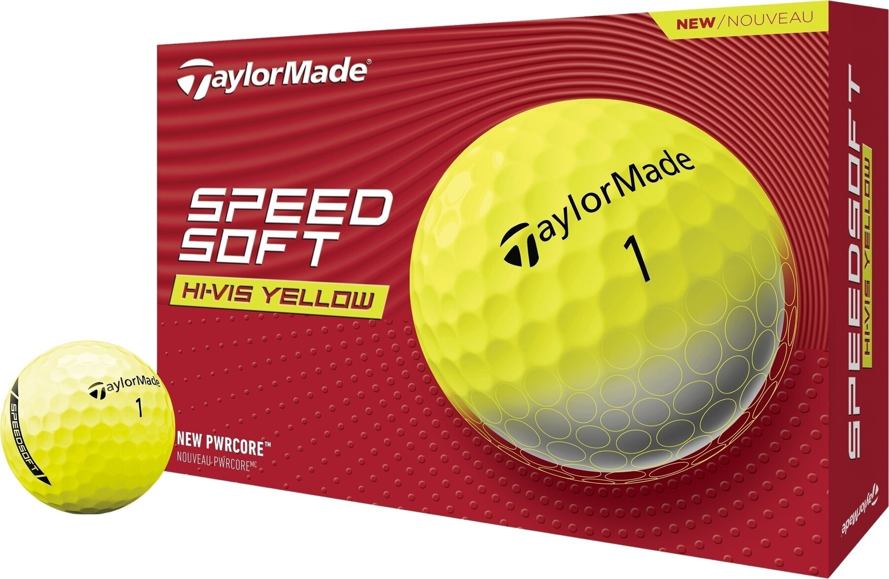 Piłka golfowa TaylorMade Speed Soft Golf Balls Yellow