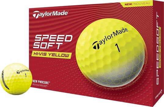 Piłka golfowa TaylorMade Speed Soft Golf Balls Yellow - 1