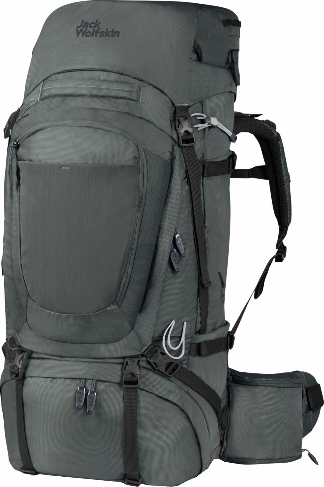 Outdoor Backpack Jack Wolfskin Denali 65+10 Women Slate Green S-L Outdoor Backpack