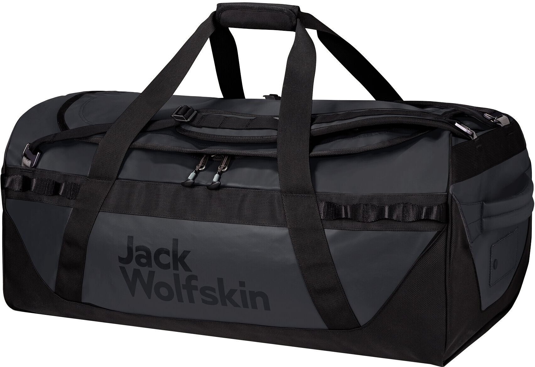Mochila/saco de estilo de vida Jack Wolfskin Expedition Trunk 100 Black 100 L Mochila