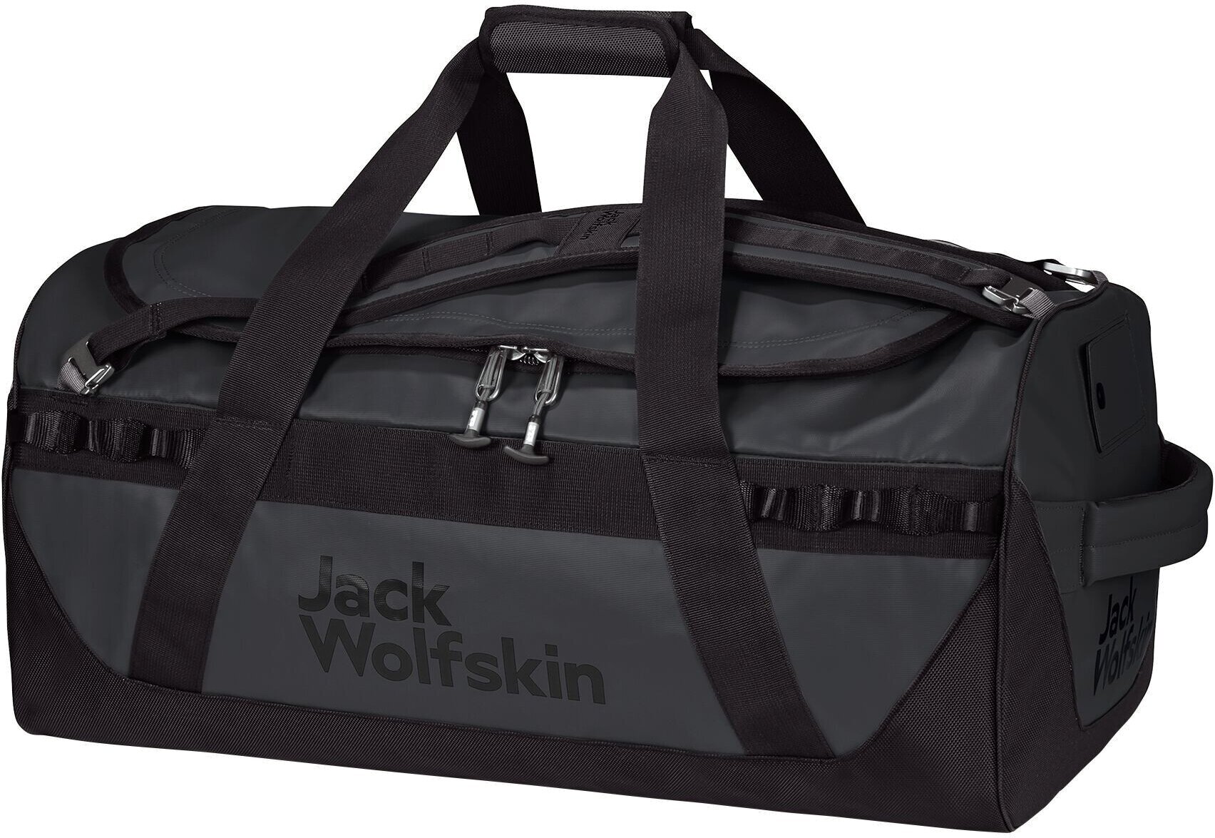 Mochila para exteriores Jack Wolfskin Expedition Trunk 65 Black One Size Mochila para exteriores