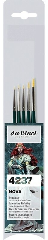 Pincel de pintura Da Vinci 4237 Nova Set of Round Brushes 5 pcs