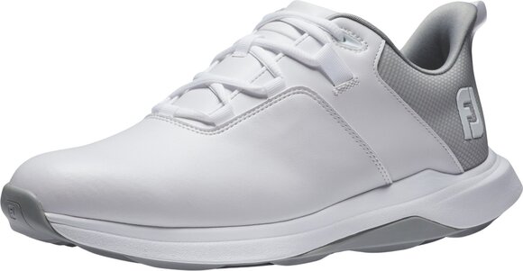 Chaussures de golf pour hommes Footjoy ProLite Mens Golf Shoes White/Grey 40,5 - 1