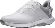 Footjoy ProLite White/White/Grey 42 Chaussures de golf pour hommes