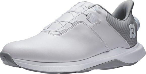 Pánske golfové topánky Footjoy ProLite Mens Golf Shoes White/White/Grey 42,5 - 1