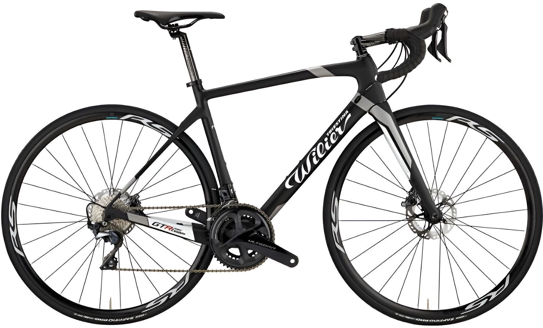 Racefiets Wilier GTR Team Disc Shimano 105 RD-R7000-SS 2x11 Black/Silver L Shimano