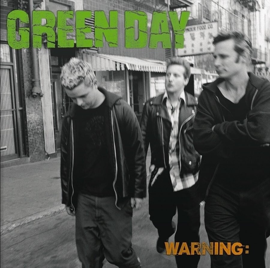 Disco de vinilo Green Day - Warning (Green Coloured) (LP)