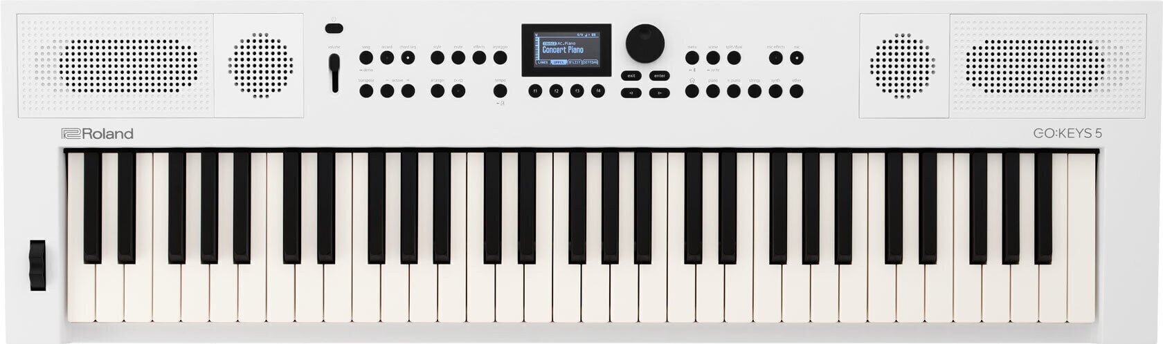 Keyboard met aanslaggevoeligheid Roland GO:KEYS 5 White