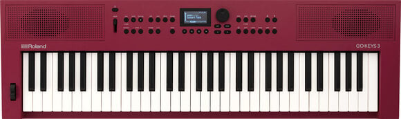 Keyboard with Touch Response Roland GO:KEYS 3 Dark Red - 1