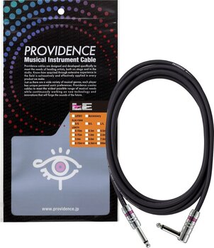 Инструментален кабел Providence Le501 Lite Edition Standard Черeн 3 m Директен - Ъглов - 1