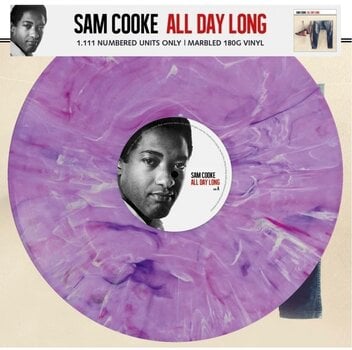 Vinyl Record Sam Cooke - All Day Long (Limited Edition) (Purple Marbled Coloured) (LP) - 1