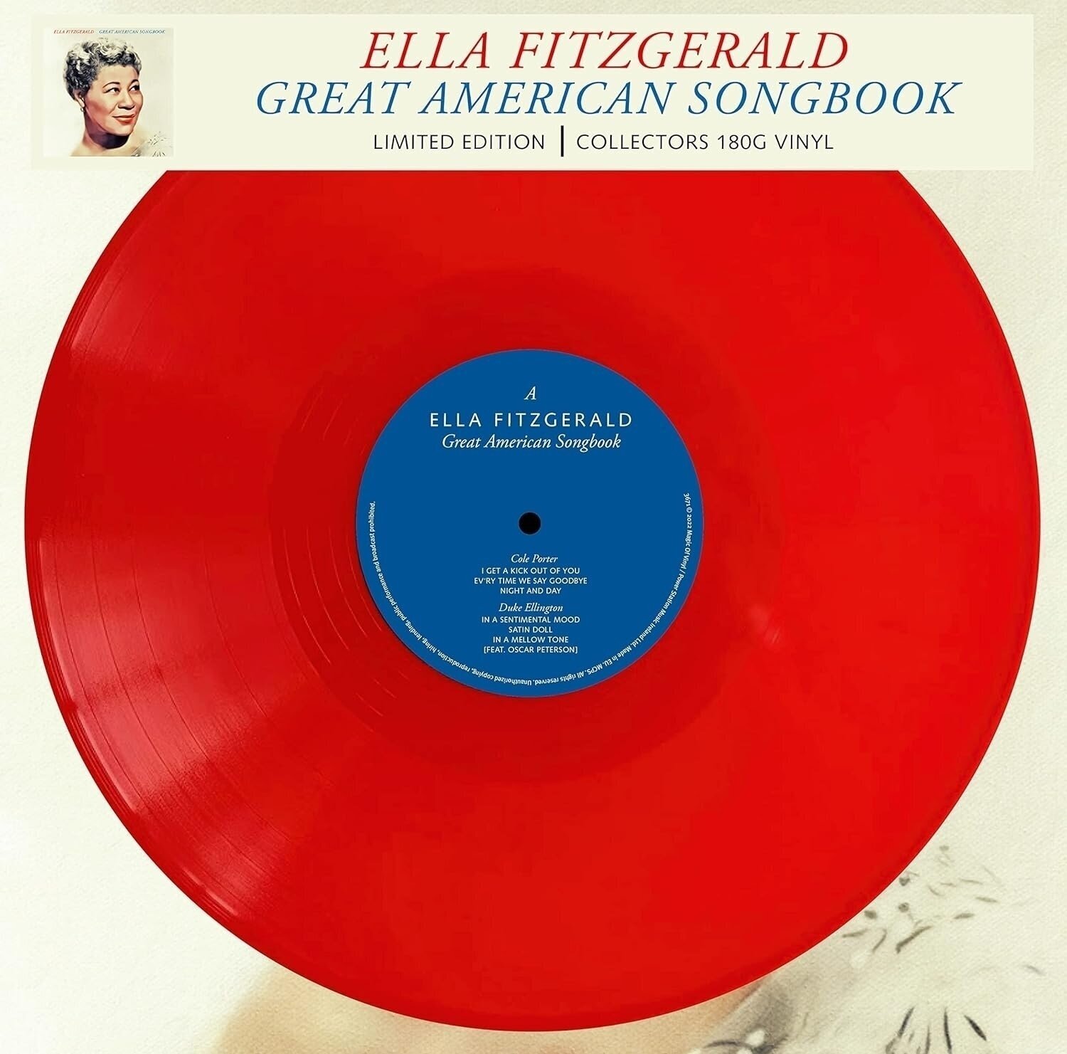 Schallplatte Ella Fitzgerald - Great American Songbook (Numbered) (Red Coloured) (LP)