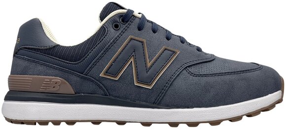 Men's golf shoes New Balance 574 Greens Mens Golf Shoes Navy/Gum 46,5 - 1