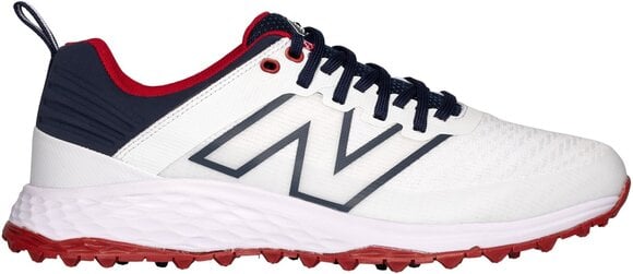 Chaussures de golf pour hommes New Balance Contend Mens Golf Shoes White/Navy 43 - 1