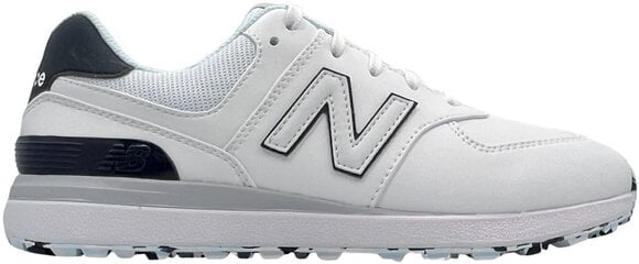 Damen Golfschuhe New Balance 574 Greens Womens Golf Shoes White/Blue 38,5 - 1