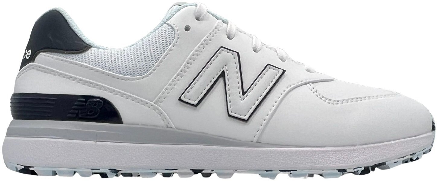 Chaussures de golf pour femmes New Balance 574 Greens Womens Golf Shoes White/Blue 40,5