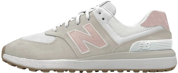 Women's golf shoes New Balance 574 Greens Sand/Pink 37,5 Women's golf shoes - 1