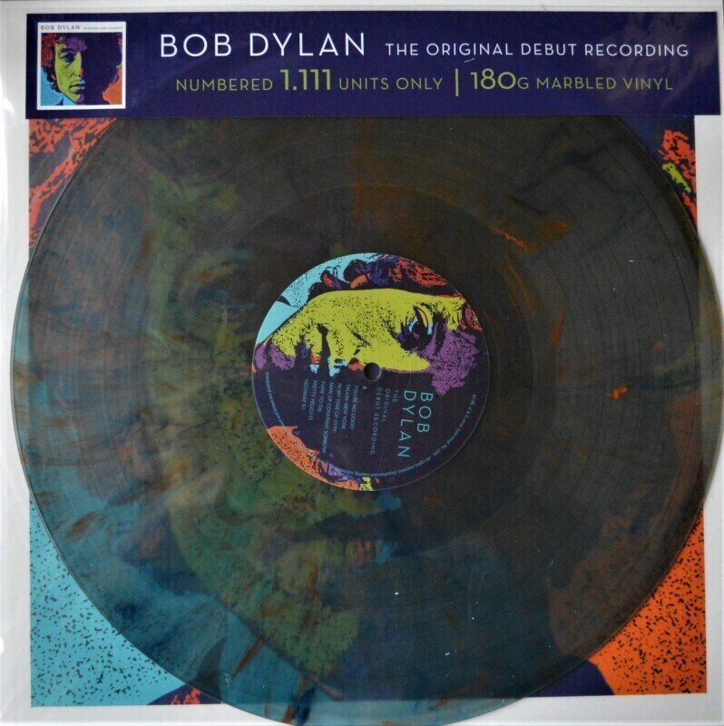 Vinyl Record Bob Dylan - Bob Dylan (The Originals Debut Record) (Limited Edition) (Marbled Coloured) (LP)