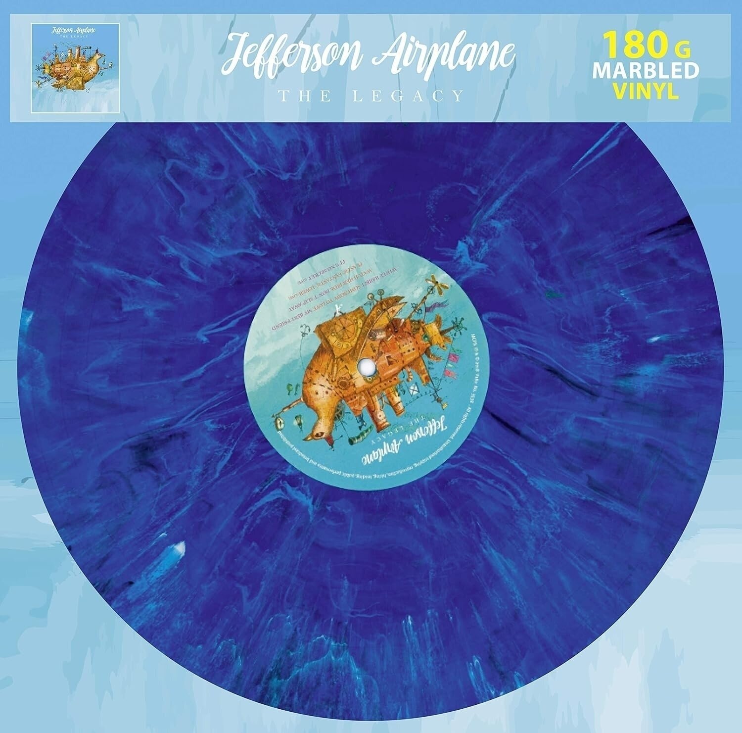 Vinyylilevy Jefferson Airplane - The Legacy (Limited Edition) (Reissue) (Marbled Coloured) (LP)