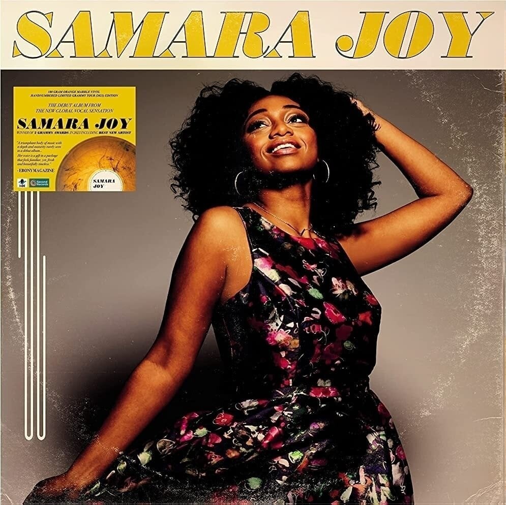 Disco in vinile Samara Joy - Samara Joy (Limited Edition) (2023 Grammy Tour Edition) (Orange Marbled Coloured) (LP)