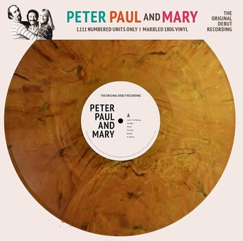 Vinyylilevy Peter, Paul and Mary - The Original Debut Recording (Limited Edition) (Numbered) (Gold Marbled Coloured) (LP) - 1