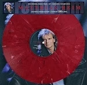 Vinyl Record Matthias Reim - Reim (Limited Edition) (Numbered) (Reissue) (Red Marbled Coloured) (LP)