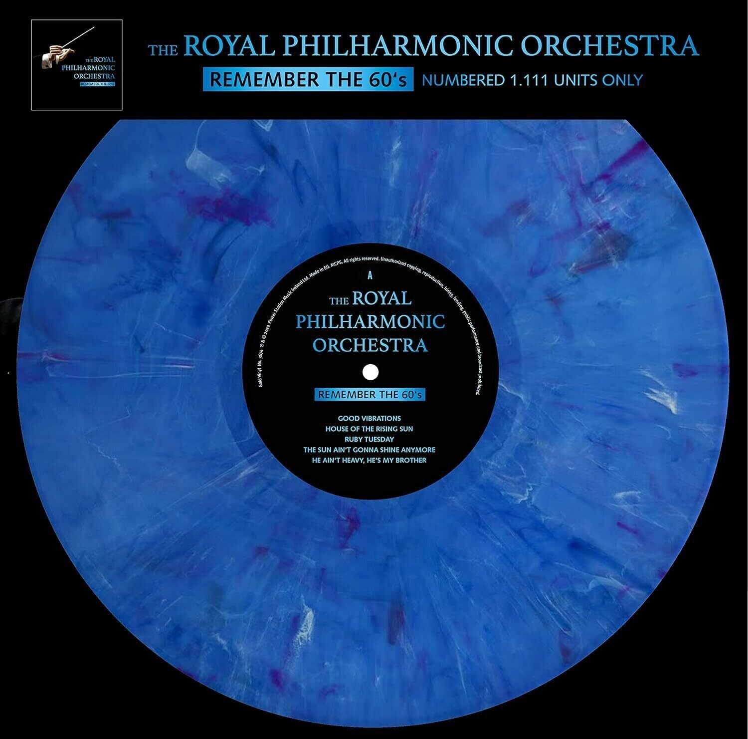 Vinyl Record Royal Philharmonic Orchestra - Remember The 60's (Limited Edition) (Numbered) (Marbled Coloured) (LP)