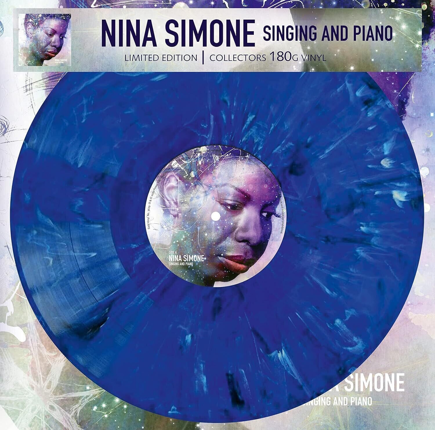 Disco in vinile Nina Simone - Singing And Piano (Limited Edition) (Numbered) (Marbled Coloured) (LP)