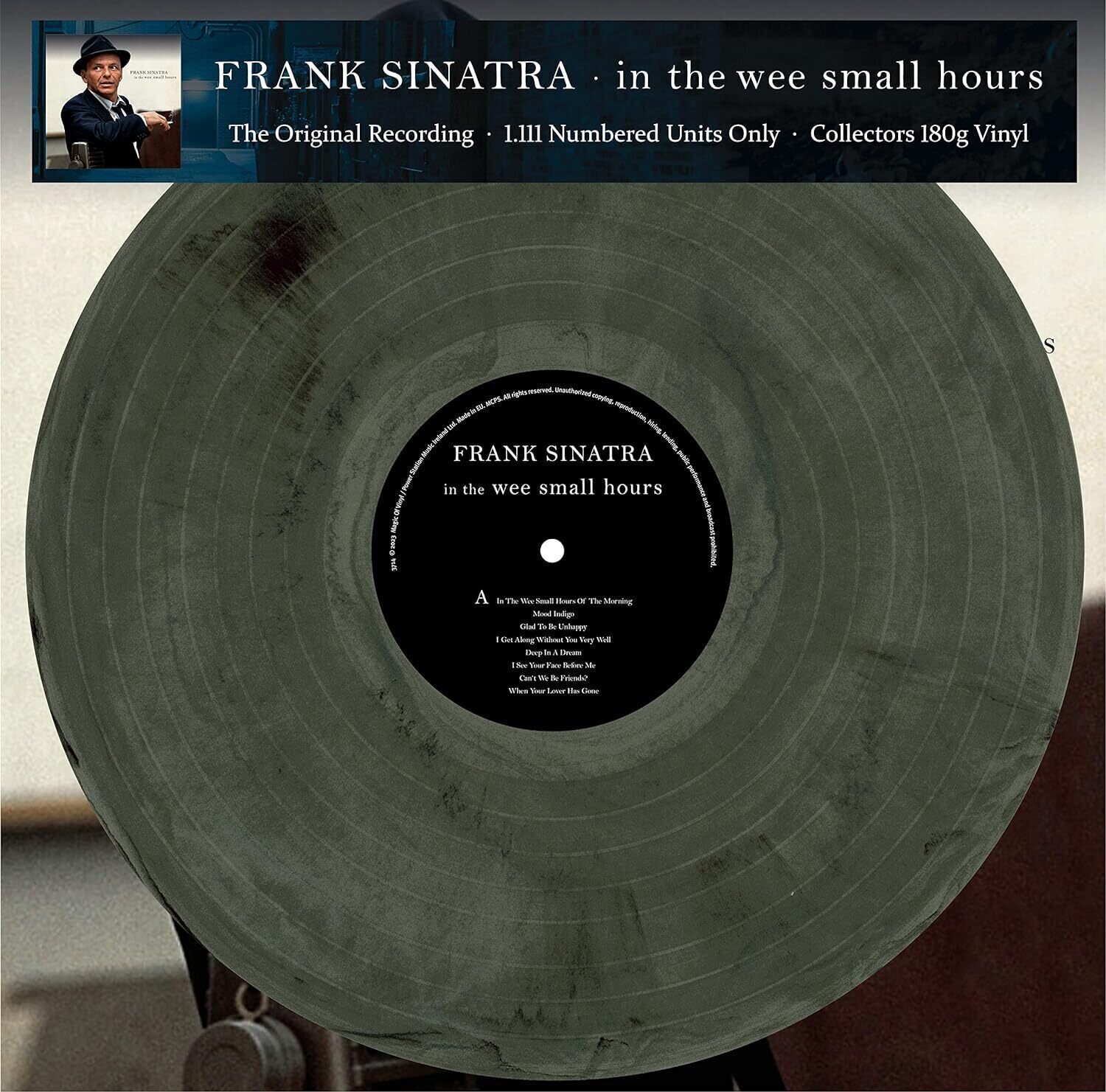 Schallplatte Frank Sinatra - In The Wee Small Hours (Limited Edition) (Numbered) (Grey/Black Marbled Coloured) (LP)