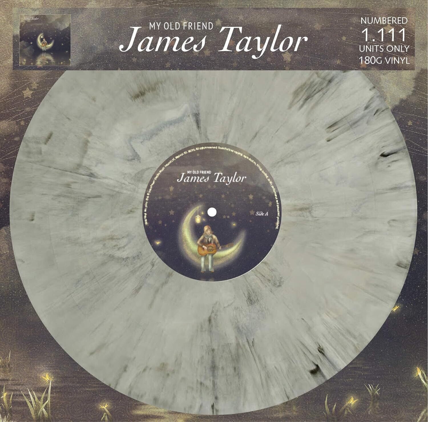 Vinyl Record James Taylor - My Old Friend (Limited Edition) (Numbered) (Marbled Coloured) (LP)