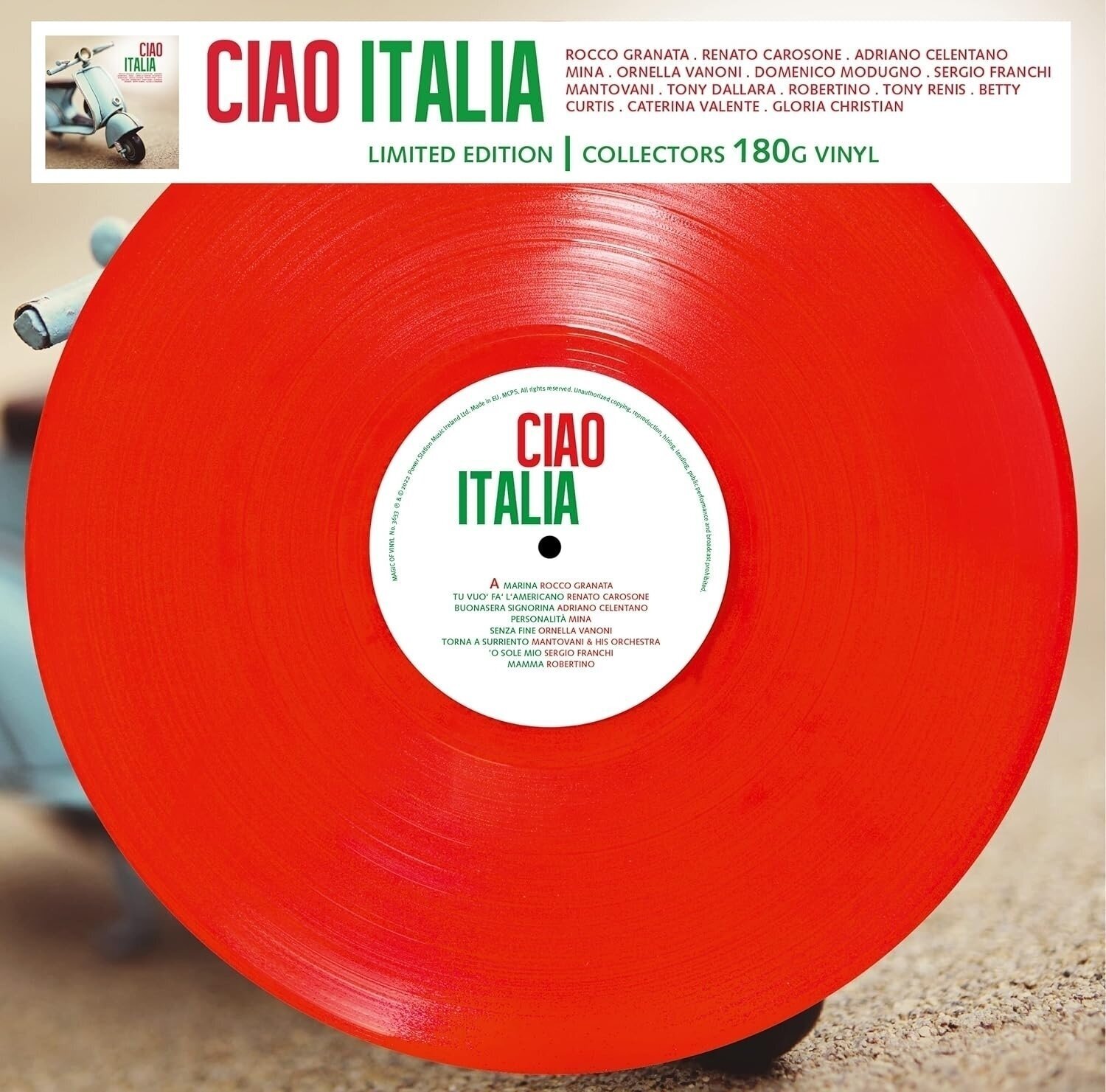 Vinyl Record Various Artists - Ciao Italia (Red Coloured) (Numbered) (Special Edition) (LP)