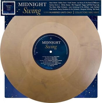 Vinyl Record Various Artists - Midnight Swing (Limited Edition) (Numbered) (Gold Coloured) (LP) - 1