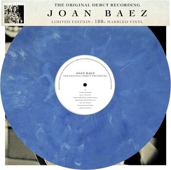 Disque vinyle Joan Baez - Joan Baez (The Originals Debut Recording) (Limited Edition) (Blue Coloured) (LP) - 1