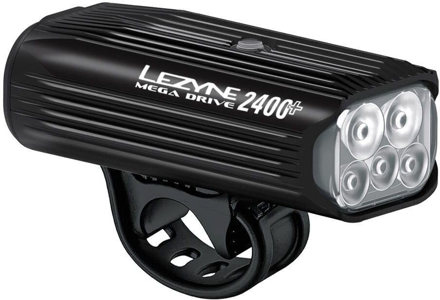 Éclairage de vélo Lezyne Mega Drive 2400+ Front Loaded Kit 2400 lm Black Éclairage de vélo