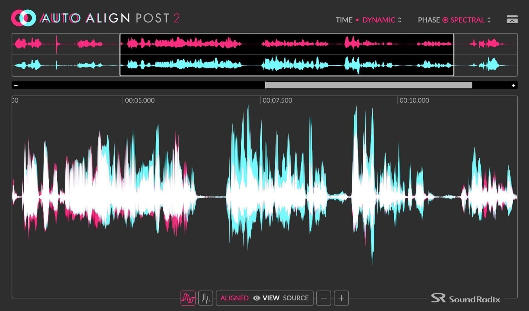 Plug-in de efeitos Sound Radix Auto-Align Post 2 (Produto digital)