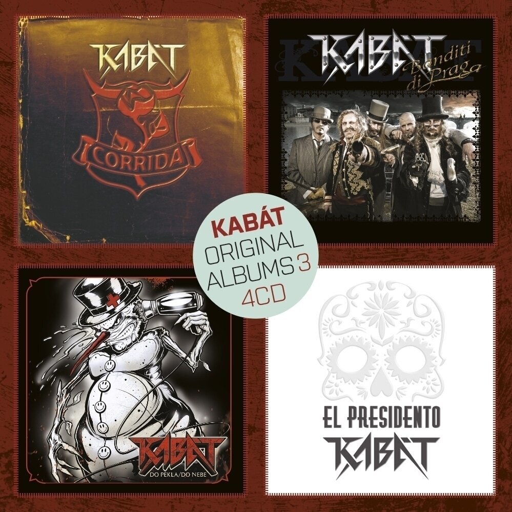 Glasbene CD Kabát - Original Albums Vol.3 (4 CD)