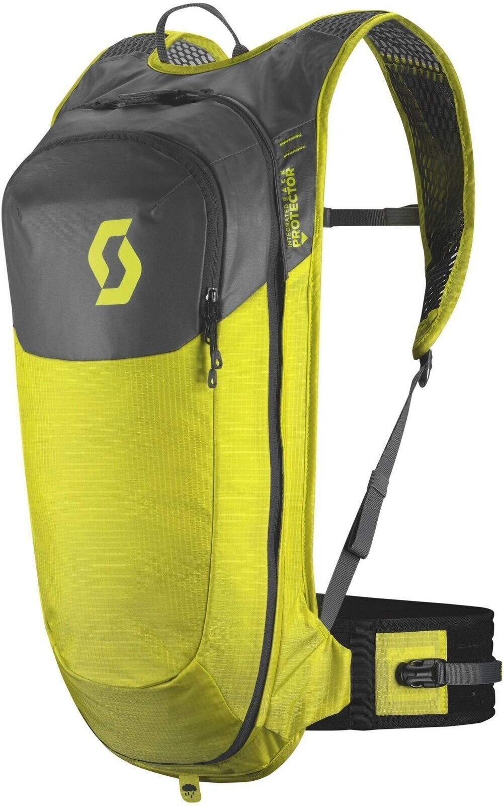 Sac à dos de cyclisme et accessoires Scott Trail Protect FR' 10 Sulphur Yellow/Dark Grey Sac à dos