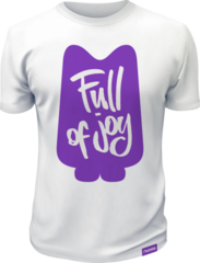 Тениска Muziker Merch T-Shirt Classic Joy Unisex White