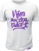 T-paita Muziker T-paita T-Shirt Classic Radosť Unisex Unisex White 2XL