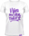 Póló Muziker Póló T-Shirt Classic Radosť Woman Női White S