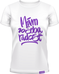 Tričko Muziker Merch T-Shirt Classic Radosť Woman White