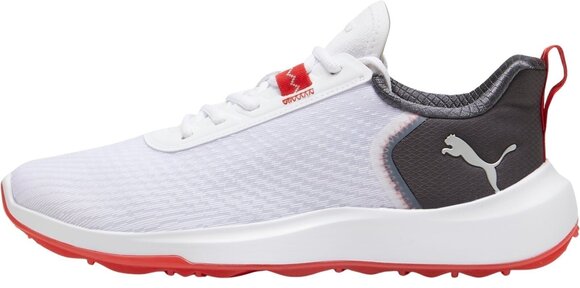 Calzado de golf para hombres Puma Fusion Crush Sport Spikeless Golf Shoes Blanco 43 - 1