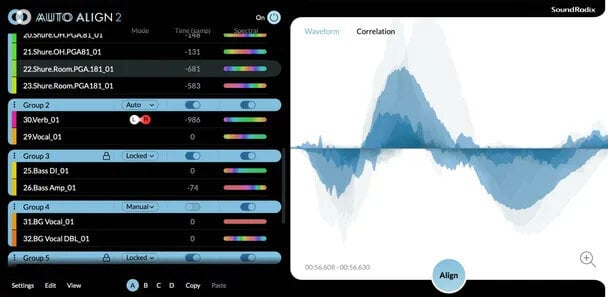 Tonstudio-Software Plug-In Effekt Sound Radix Auto-Align 2 (Digitales Produkt)