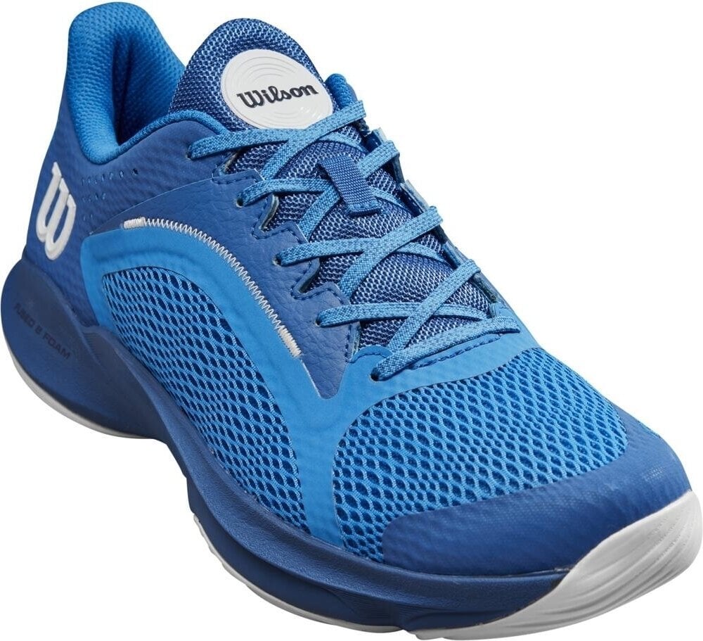 Chaussures de tennis pour hommes Wilson Hurakn 2.0 Mens Padel Shoe French Blue/Deja Vu Blue/White 42 2/3 Chaussures de tennis pour hommes