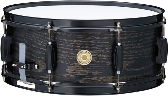Snare Drum 14" Tama WP1455BK-BOW 14" Black Oak Wrap - 1
