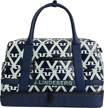 Чанта J.Lindeberg Boston Bag Print JL Navy - 1