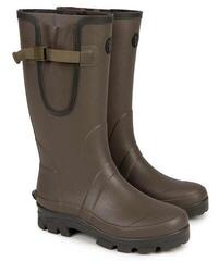 Angelstiefel Fox Neoprene Lined Rubber Boots Camo/Khaki