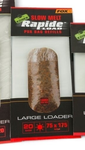 PVA sáček Fox Edges Rapide Load PVA Bag Refills Slow Melt 20 Bags 17,5 cm 7,5 cm PVA sáček