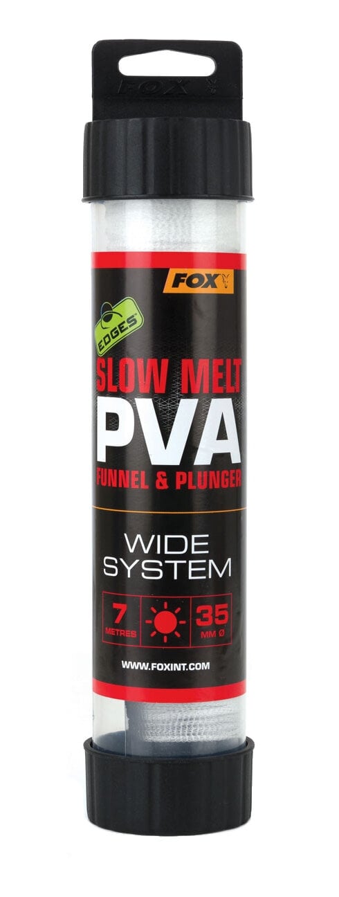 PVA мрежа Fox Edges PVA Mesh System Slow Melt Wide 7 m 35 mm PVA мрежа